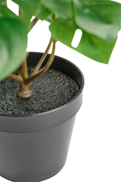 Kunstig monstera plante i potte H32 cm indendørs - DAY